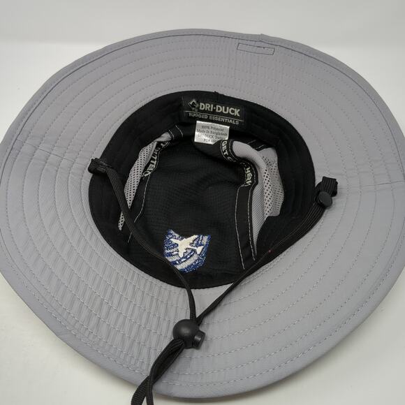 YNG Dri-Duck Boonie Hat Gray One Size Adjustable Drawstring Polyester - Picture 7 of 9